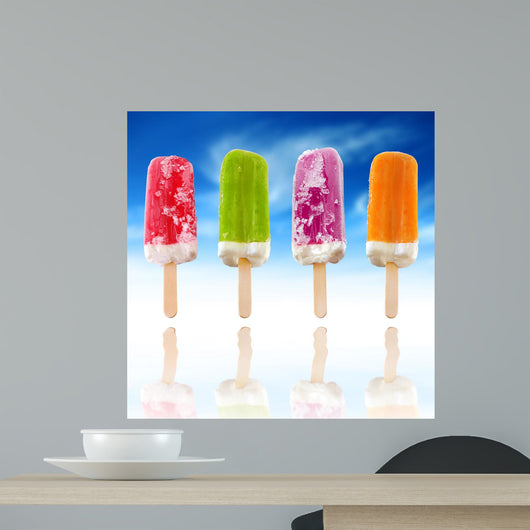 Four Ice Creams Wall Decal