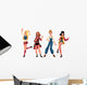 90s Girls Dancing Wall Stickers Wall Decal