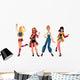 90s Girls Dancing Wall Stickers Wall Decal