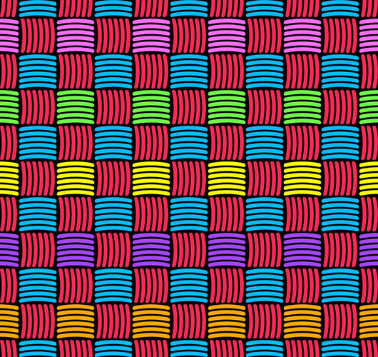 Abstract Decorative Weaved Seamless Wall Decal