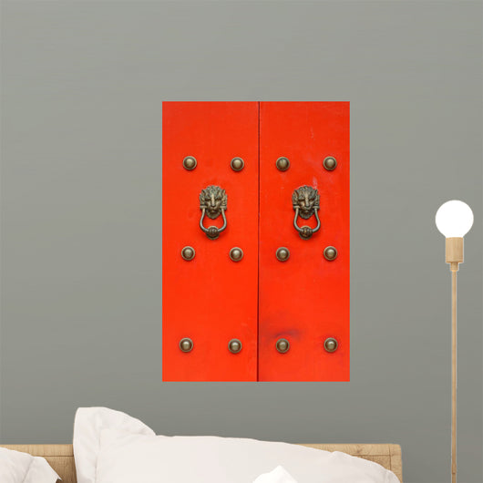 Red Doors Wall Decal