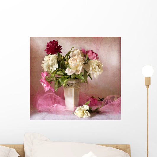 Beautiful Peonies Wall Decal