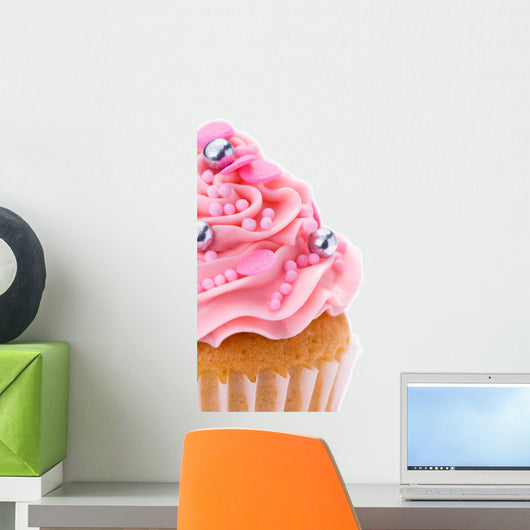 Pink Cupcake Wall Decal Design 2