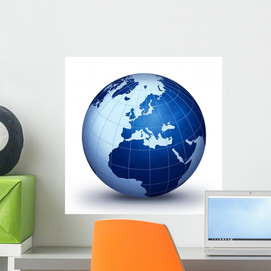 World Globe Wall Decal