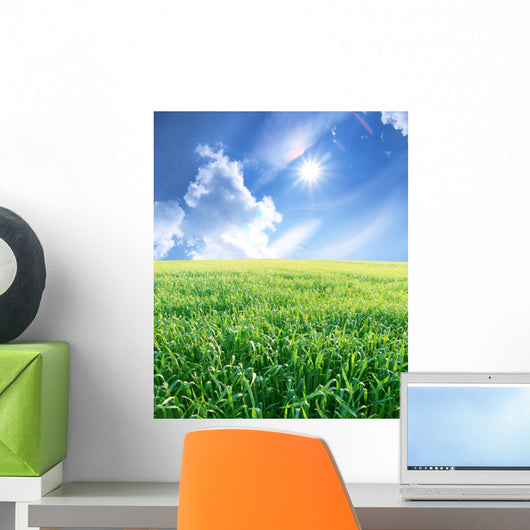 Summer Sunny Landscape Wall Decal