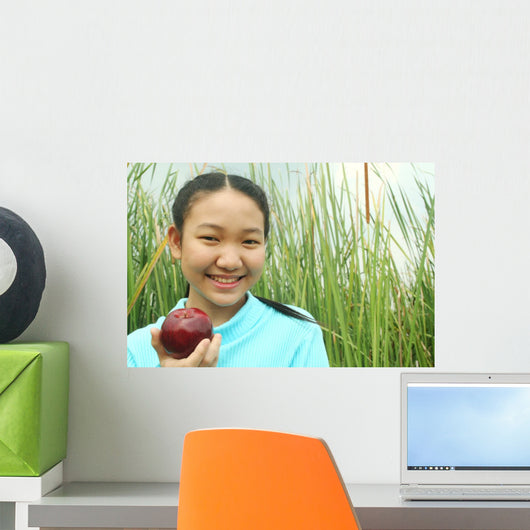 Healthy Girl Wall Decal
