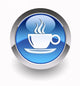 Coffee Break Glossy Icon Wall Decal