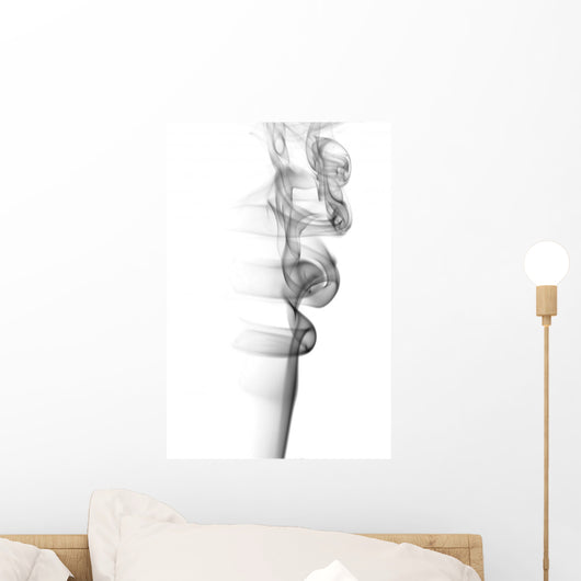 Abstract Grey Smoke Wall Decal Design 1