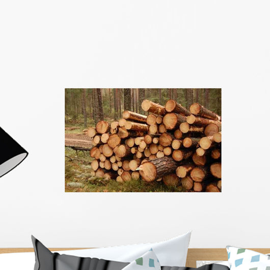 Logging Site Wall Decal