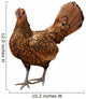 Gold Laced Sebright Chicken Wall Decal