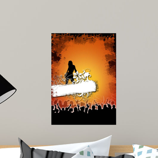Dance Audience Wall Decal