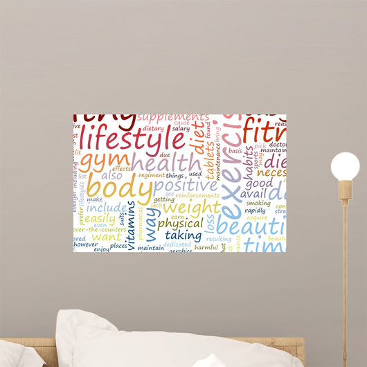 Health and Fitness Wall Decal
