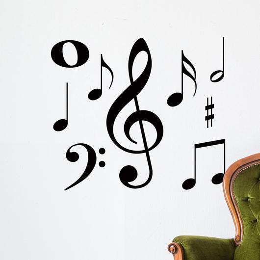 Music Notes Wall Stickers
