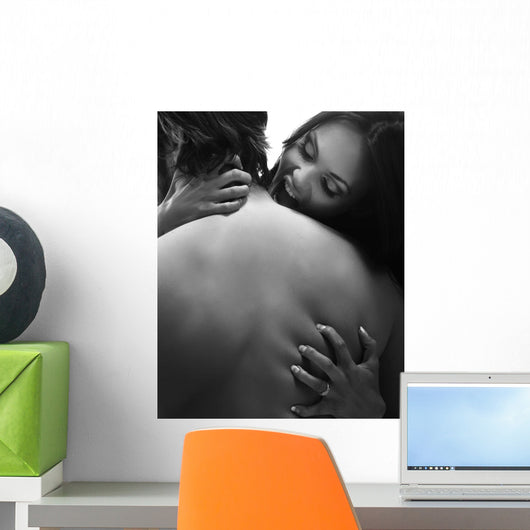 Woman Vampire Bite Wall Mural