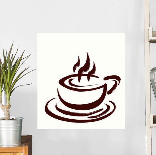 Coffee Cup Wall Decal