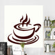 Coffee Cup Wall Decal