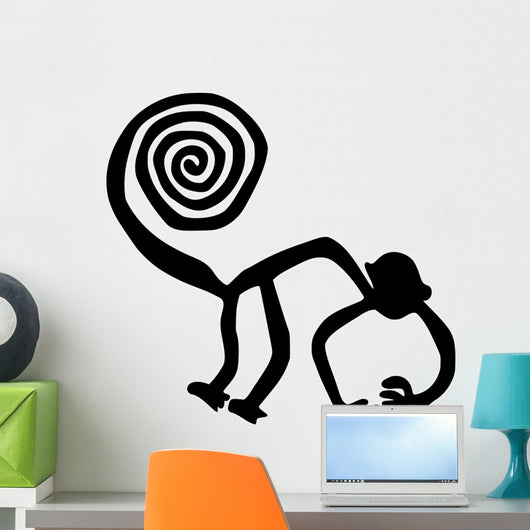 Nazca Affe Spider Monkey Wall Decal