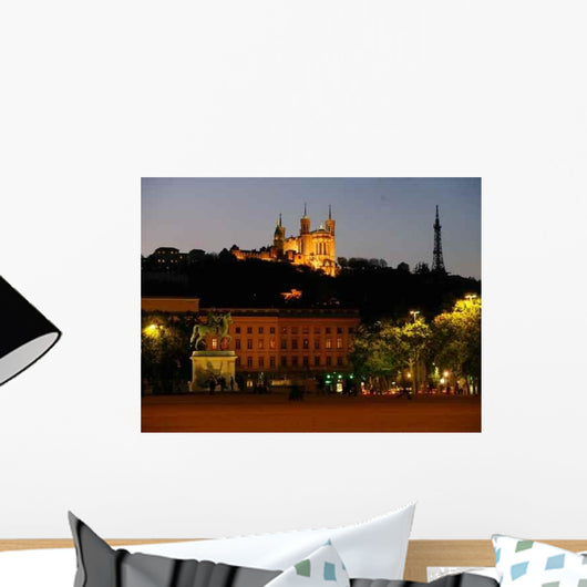Place Bellecour and Fourviere Wall Decal