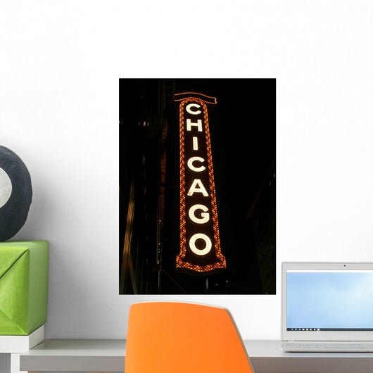 Chicago Theater Sign Wall Decal
