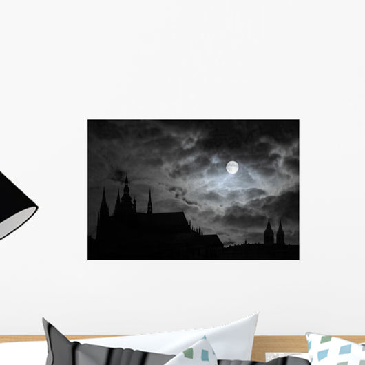 Full Moon over Transylvania Wall Decal