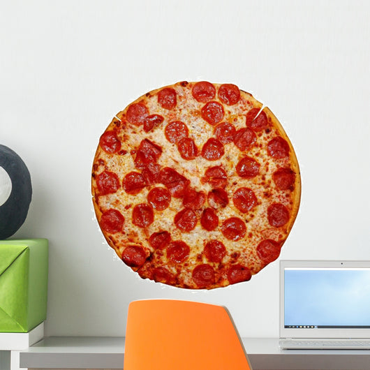 Whole Pepperoni Pizza Wall Decal