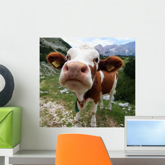 Almkuh S Dtirol Wall Decal
