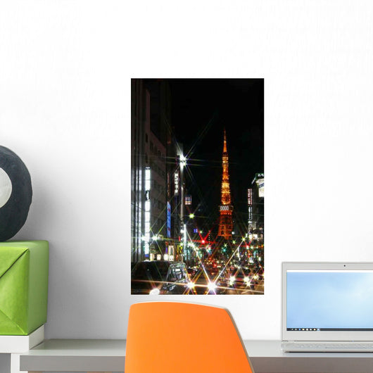 Tokyo Lights Wall Decal