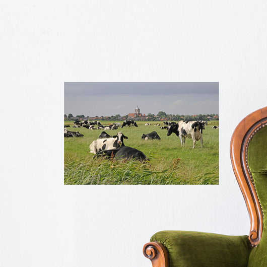 Cows Pasture Pilsum Wall Decal