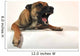 Aggressive Malinois Wall Decal