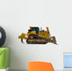 Construction Vehicle Isolation Wall Decal