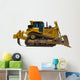 Construction Vehicle Isolation Wall Decal