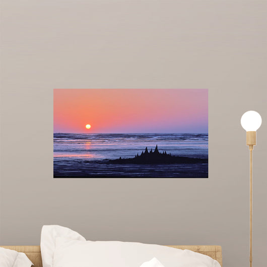 Sandcastle Sunset Wall Decal