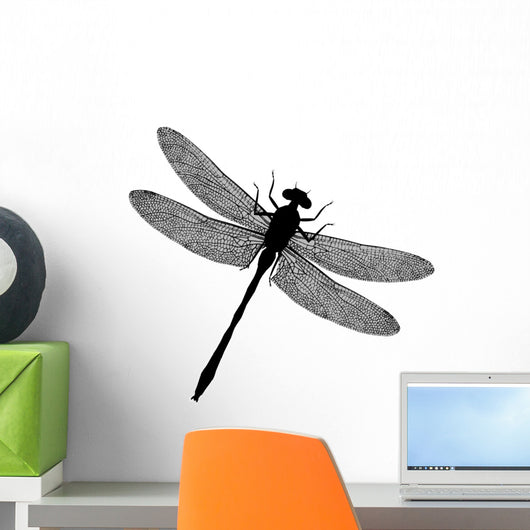 Dragonfly Silhouette Wall Decal