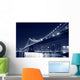 Manhattan Bridge and Manhattan Wall Decal
