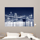 Brooklyn Bridge and Manhattan Wall Decal