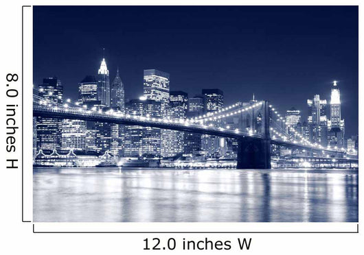 Brooklyn Bridge and Manhattan Wall Decal