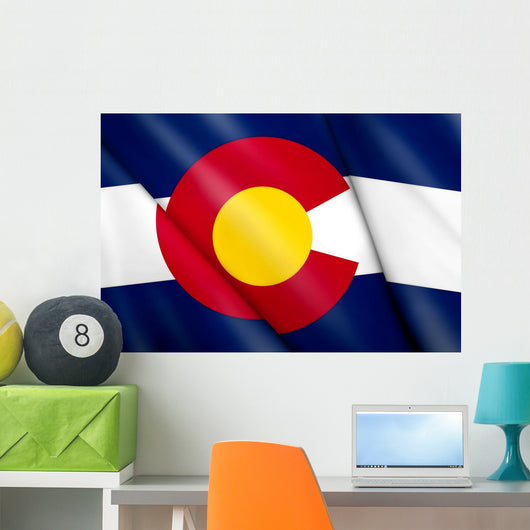 Flag Colorado USA Wall Decal