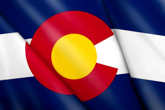 Flag Colorado USA Wall Decal