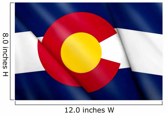 Flag Colorado USA Wall Decal