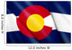 Flag Colorado USA Wall Decal