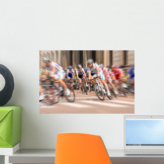 Cyclists Tour Wall Decal