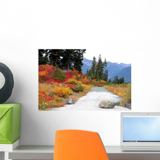 Path Fall Foliage Wall Decal