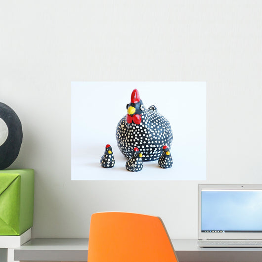 Familia Gallinas Wall Decal