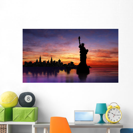 New York Silhouette Wall Decal
