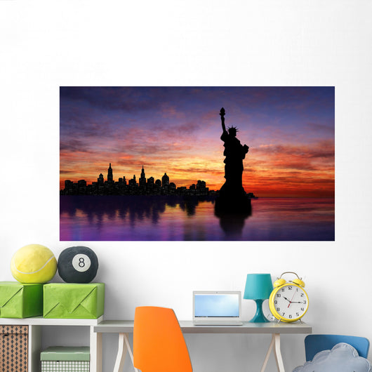 New York Silhouette Wall Decal