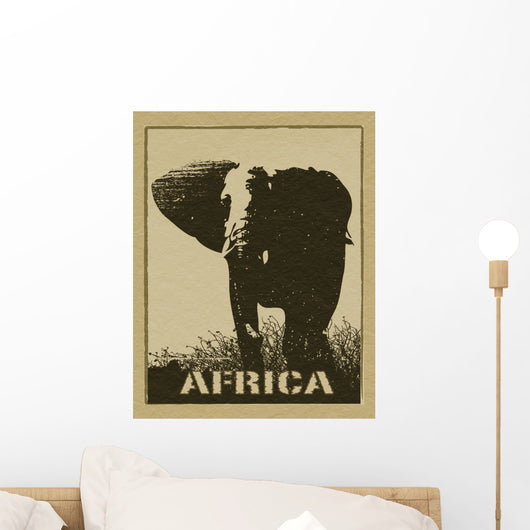African Poster Wall Decal