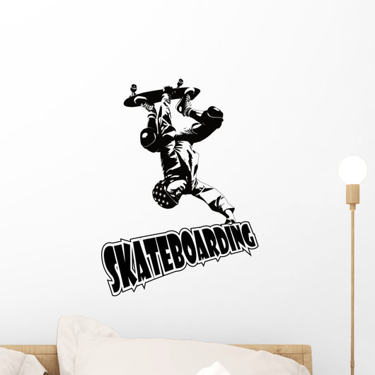 Skateboarding Wall Decal