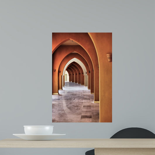 Nubian Style Corridor HDR Wall Mural