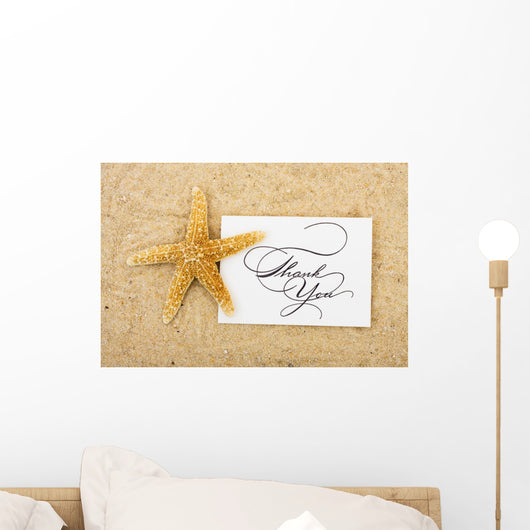 Thank You Card Wall Decal
