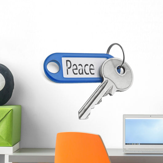 Key to Peace Wall Decal